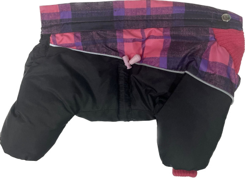 ЗООэкспресс, Одежда для собак - комбинезон "Шотландка", зима, 51023д