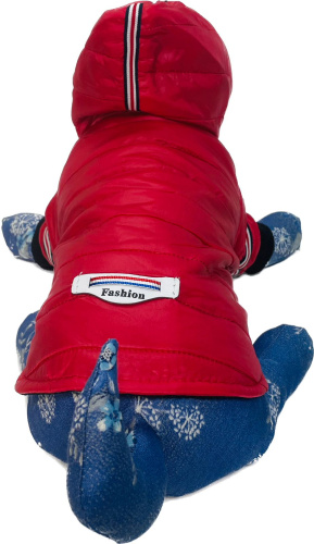 Спортивный водонепроницаемый теплый жилет для питомцев красный S