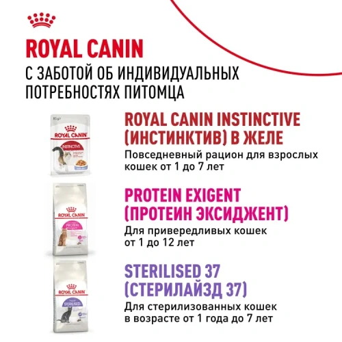 Royal Canin Instinctive Консервированный корм для кошек, кусочки в соусе, 85 г