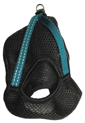 Шлейка - жилет 5743МВ FRESH LINE    черная с морской волной  М