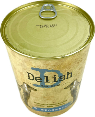 Delish консервы д/с кролик  3*970 гр