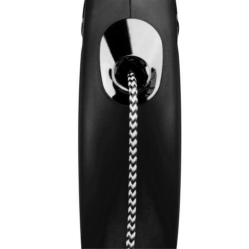 Поводок-рулетка Flexi New Classic cord M 8м 20 кг., черная