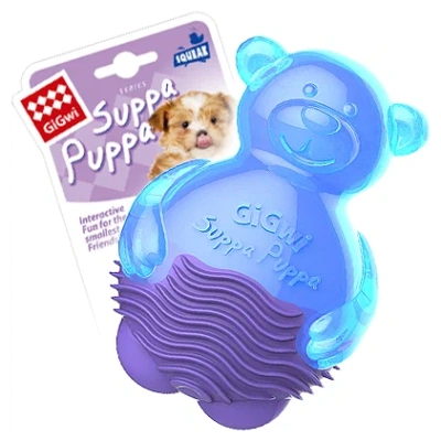 Игрушка для собак GiGwi "Suppa Puppa" Мишка с пищалкой 10см