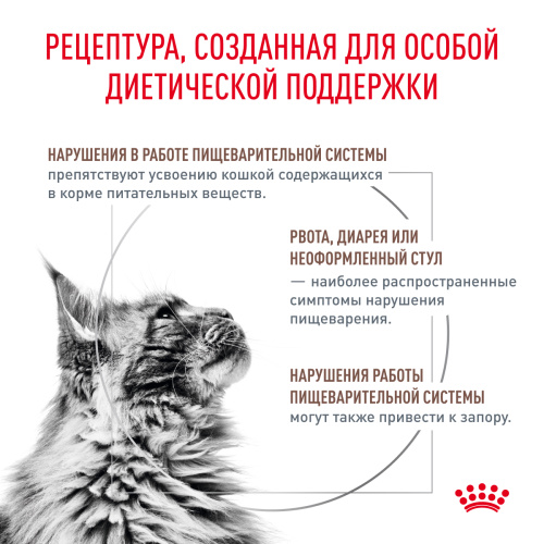 Royal Canin Gastro Intestinal Сухой корм для кошек с заболеваниями печени и ЖКТ острого и хронического характера, 400 г