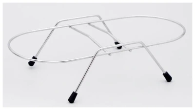 Миска VM металлическая на ножках двойная (зеленая, 2х240мл, 24х13 см), VМ-3000 (A)