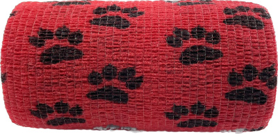 Бинт самофиксирующийся ВитаВет с горькой пропиткой с рисунком 10см*4,5м