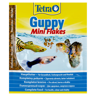 Корм для гуппи TetraGuppy в хлопьях, 12 г 