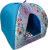 ЗООЭкспресс, Дом для животных вигвам "Дикие травы" 46х46х42 см бирюзовый, 721022