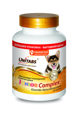 Экопром U2072 Юнитабс JuniorComplex с Q10 Витамины для щенков 200 таб