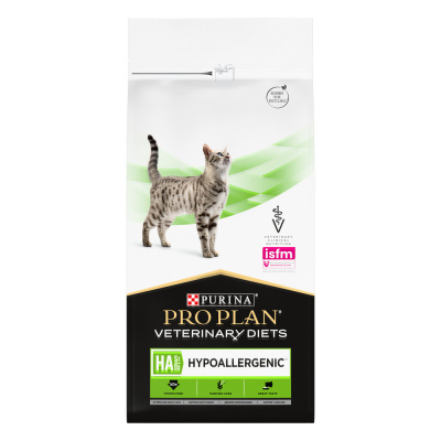 Сухой корм для кошек диетический PRO PLAN® VETERINARY DIETS HA ST/OX Hypoallergenic, 1,3 кг