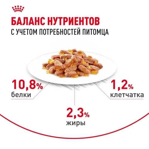 Влажный корм Royal Canin Light weight care для кошек при кошек при избыточном весе, желе 85г