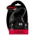 Поводок-рулетка Flexi New Classic CAT cord XS 3м 8 кг., черная