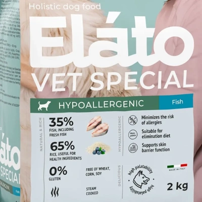 Сухой ветеринарный корм Элато Holistic Vet Special Hypoallergenic для собак Рыба 2кг