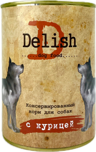 Delish консервы д/с курица 970 гр