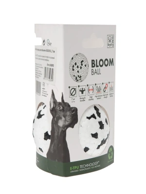 Игрушка для собак мяч Блум черно-белый, д. 7 см,  M-Pets