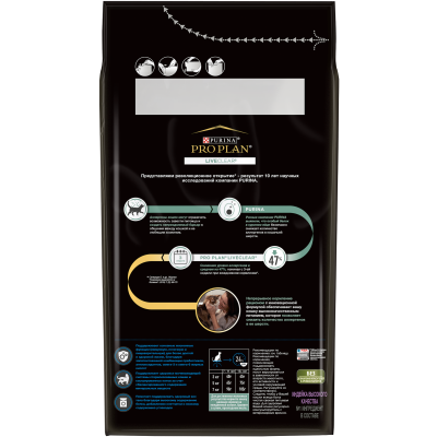 Purina PRO PLAN LiveClear Сухой корм для стерил. кошек 7+, снижает количеество аллергенов 1,4 кг