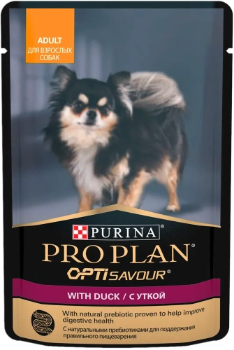 Purina Pro Plan Adult Консервированный корм для взрослых собак, утка, 26 х 85 г