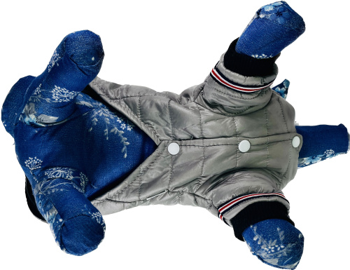 Спортивный водонепроницаемый теплый жилет для питомцев серый XL