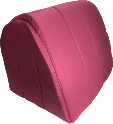 ЗООЭкспресс, Дом-туннель для животных поплин+плюш №2, 42х50х35см бордо, 766221