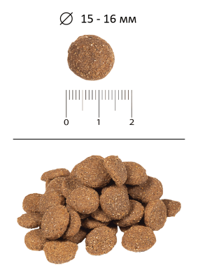 Сухой корм Blitz (Блиц) для собак индейка-ячмень 2 кг