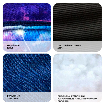 ЗООэкспресс, Домик для животных эстрада "Космос" №1 35*31*31 см синий, 732411