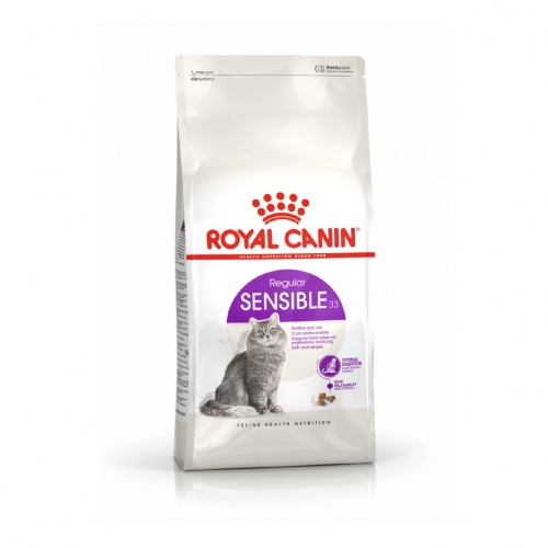 ROYAL CANIN Sensible 33 Сухой корм для кошек с чувствительным пищеварением, 400 г