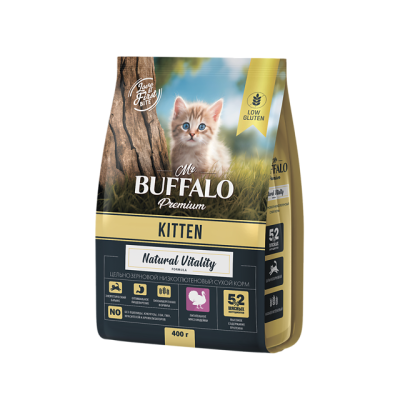 Сухой корм Mr. Buffalo для котят Индейка 400гр