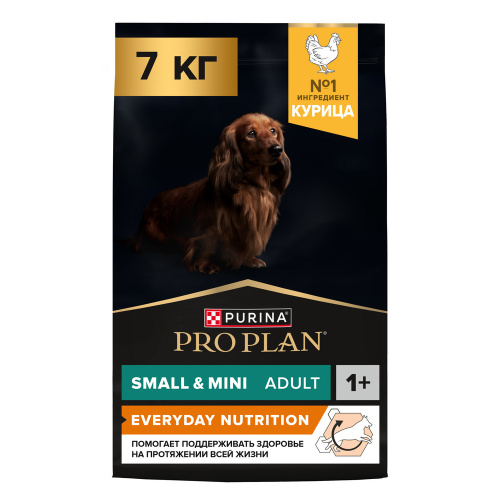 Purina Pro Plan Dog Сухой корм для собак мелких пород, курица, 7 кг