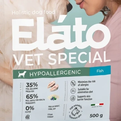 Сухой ветеринарный корм Элато Holistic Vet Special Hypoallergenic для собак Рыба 500г