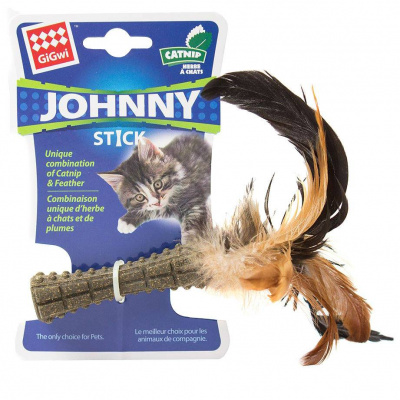 ГиГви 75334 Игрушка д/кошек Прессованная кошачья мята с пером 16см