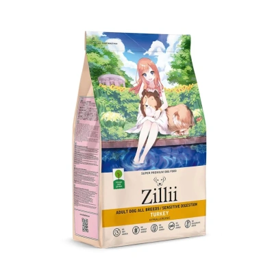 Сухой корм Zillii Adult Dog Sensitive Digestion собак с чувствительным пищеварением с индейкой, 800г