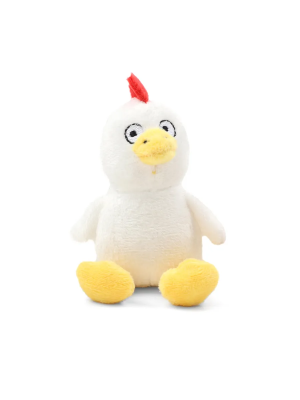 Игрушка мягкая для собак GiGwi PLUSH FRIENDZ  "Петушок с пищалкой", 120мм