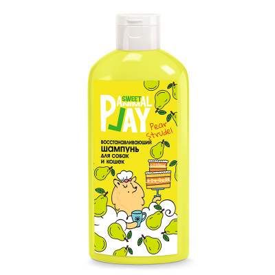 Animal Play Sweet Шампунь д/собак и кошек восстанавливающий Грушевый штрудель 300мл