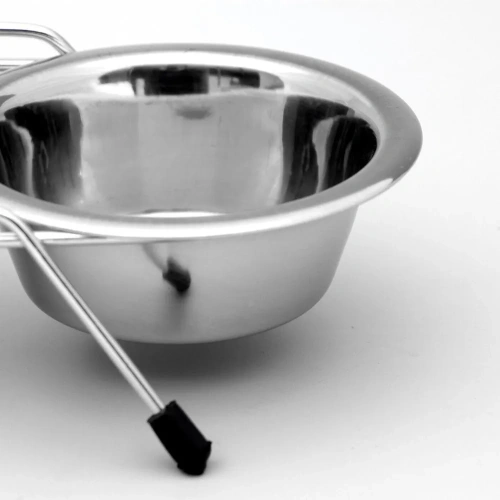 VM, Миска для домашних животных металлическая двойная на подставке (2 х 240 мл), VМ-2700 (A)