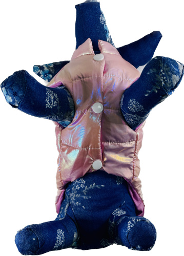 Одежда для собак, водонепроницаемая куртка-жилет, розовая M