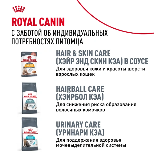 Royal Canin Intense Beauty, кусочки в желе, 85 г