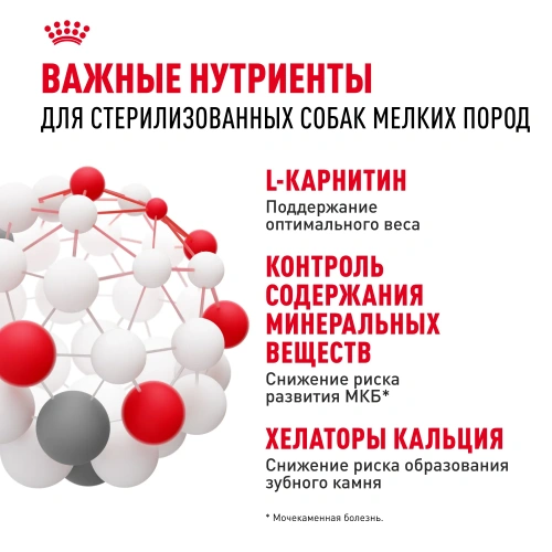 Сухой корм Royal Canin Mini Sterilised стерилизованных собак мелких пород - 3 кг