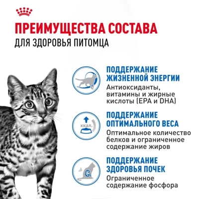 Влажный корм Royal Canin Indoor Sterilised 7+ для кошек в желе 85г