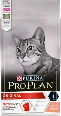 Сухой корм Pro Plan Cat Adult для взрослых кошек с лососем - 1,5 кг