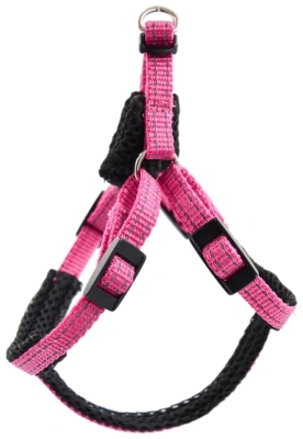 Шлейка 5723М FRESH LINE 20 мм капрон/сетка, быстросъемная, регулируемая от 50 до 65 см, малиновая