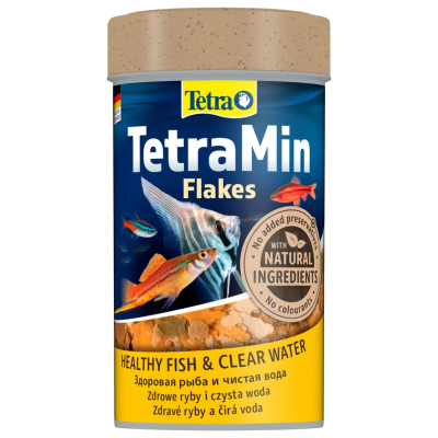 TetraMin Flakes корм для всех видов рыб, хлопья 100 мл
