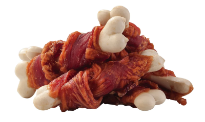 Деревенские лакомства 79711786 для щенков Кальциевая косточка с уткой 90г