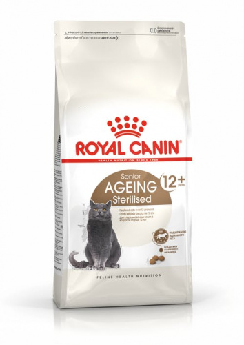 Royal Canin Ageing Sterilised 12+ Сухой корм для стерилизованных кошек старше 12 лет, 400 г