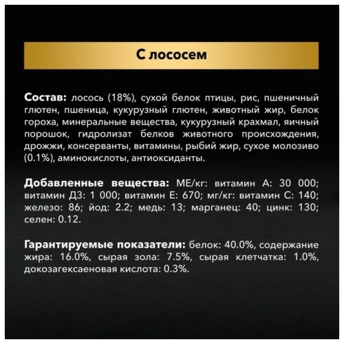 Сухой корм Pro Plan Kitten Sterilised для стерилизованных котят с лососем - 400 г