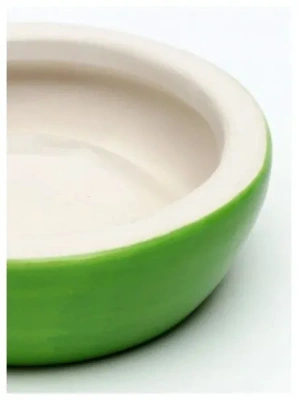 Миска Mr.Kranch для грызунов керамическая "Лайм" 10мл 94997