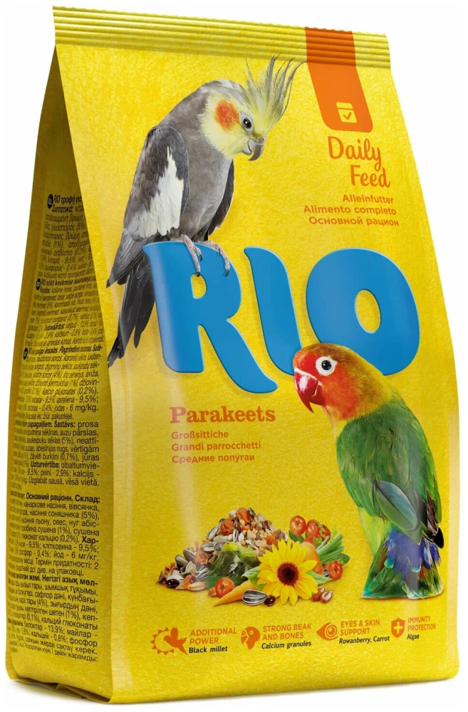 Корм RIO для средних попугаев 1 кг
