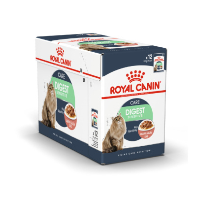 Royal Canin Digest Sensitive Консервированный корм для кошек с чув. пищ. кусочки в соусе, 85 г