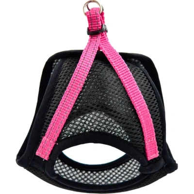 Шлейка -жилет 5743М FRESH LINE    черная с малиновым М