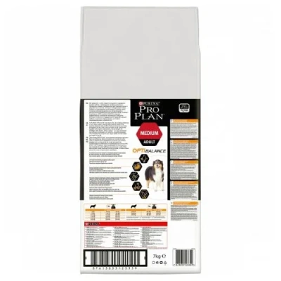 Сухой корм Pro Plan для взрослых собак средних пород, с высоким содержанием курицы 7 кг