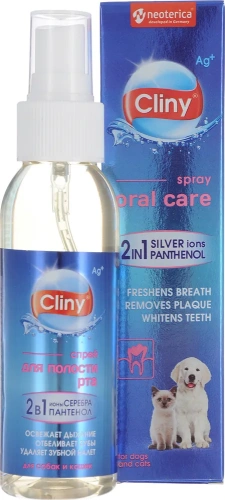 Спрей для полости рта для кошек и собак, Cliny K110, 100мл